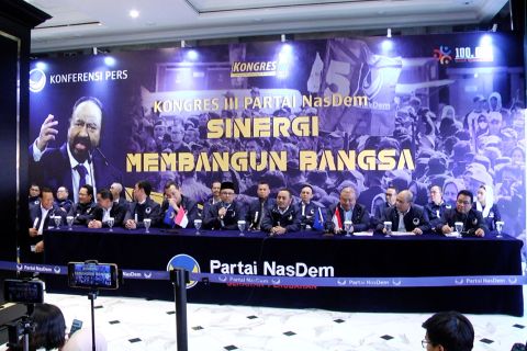 Kongres III Nasdem undang Prabowo, tawarkan kerja sama pemerintahan