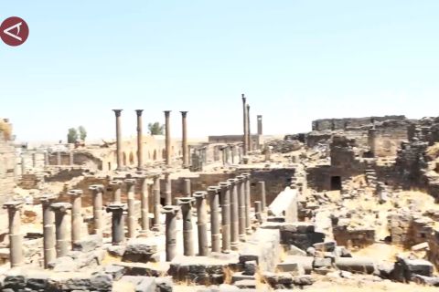 Kota kuno Busra di Suriah kesulitan lestarikan warisan berharga