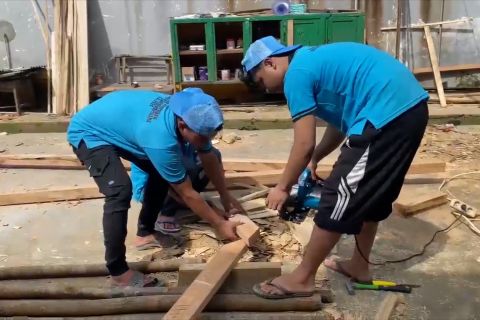 Lapas Kendari latih warga binaan keterampilan konstruksi bangunan