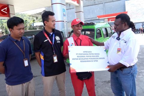 Sigap padamkan api, Pertamina apresiasi petugas SPBU Jayapura