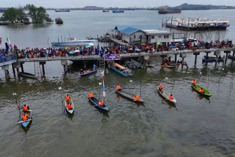 Polda Kepri jaga keakraban dengan masyarakat lewat lomba tradisional