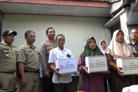 Diapresiasi Kapolri, Polresta Malang Kota intensifkan bantuan sosial