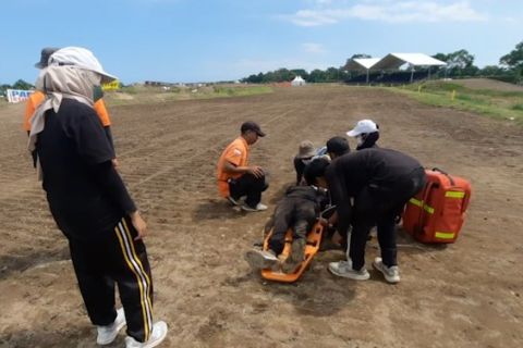 87 nakes terlibat untuk penanganan dan penyelamatan pembalap saat MXGP