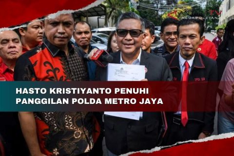 Hasto Kristiyanto penuhi panggilan Polda Metro Jaya