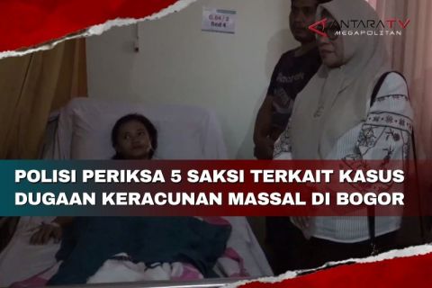 Polisi periksa 5 saksi terkait kasus dugaan keracunan massal di Bogor