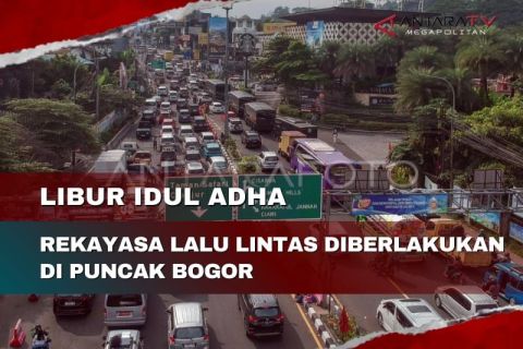 Libur Idul Adha, rekayasa lalu lintas diberlakukan di Puncak Bogor
