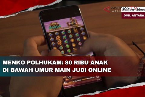 Menko Polhukam: 80 ribu anak di bawah umur main judi online