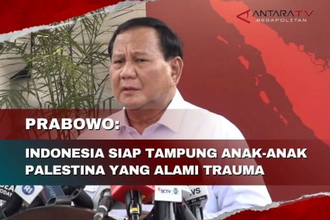 Prabowo: Indonesia siap tampung anak-anak Palestina yang alami trauma