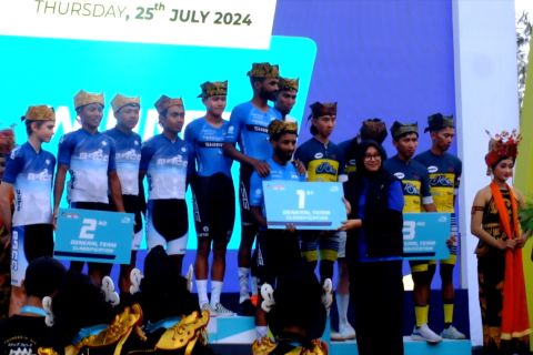 Merhawi Kudus juara balap sepeda Tour de Banyuwangi Ijen 2024