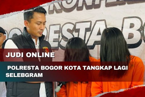Judi online, Polresta Bogor Kota tangkap lagi dua selebgram