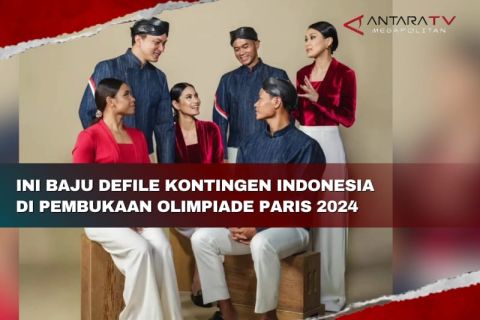 Ini baju defile kontingen Indonesia di pembukaan Olimpiade Paris 2024