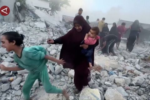 Suasana panik, serangan udara Israel hantam sekolah PBB di pengungsian