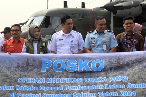 Sumsel operasi OMC selama 10 hari sebagai antisipasi musim kemarau