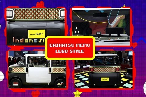 Unik ! Daihatsu kenalkan mobil meMO berkonsep lego di GIIAS 2024