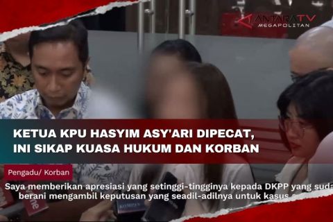 Ketua KPU Hasyim Asy'ari dipecat, ini sikap kuasa hukum dan korban