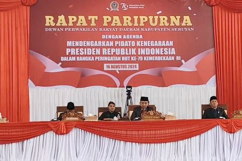 DPRD Seruyan gelar paripurna dengarkan pidato kenegaraan