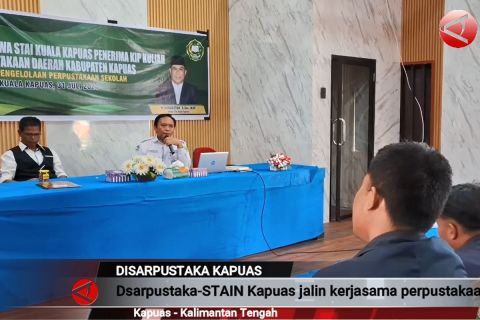 Disarpustaka-STAI Kapuas jalin kerja sama perpustakaan