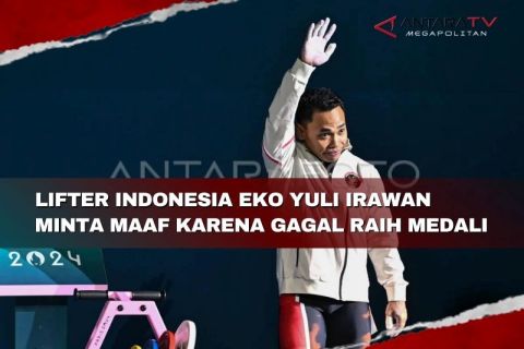 Lifter Indonesia Eko Yuli Irawan minta maaf karena gagal raih medali