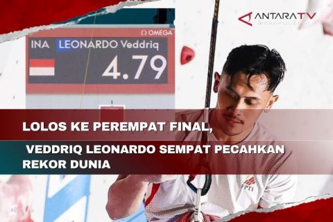 Lolos ke perempat final, Veddriq Leonardo sempat pecahkan rekor dunia