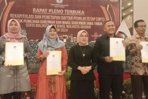 KPU Kota Madiun tetapkan DPT Pilkada 2024 sebanyak 154.712 orang