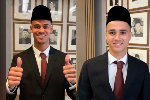 Mees Hilgers dan Eliano Reijnders resmi jadi WNI, siap bela timnas