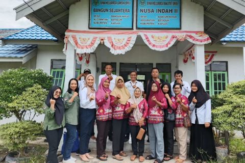 DPMD Kapuas evaluasi Posyandu Desa Bangun Harjo