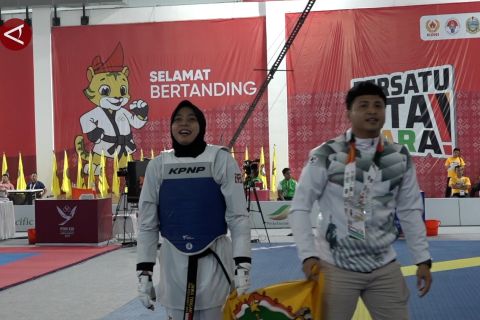 Tekuni taekwondo sejak SD antar Dinda Putri pertahankan emas PON