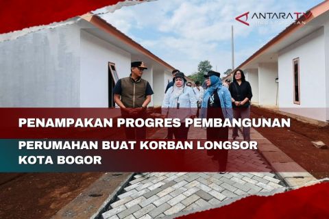 Ini penampakan progres pembangunan perumahan korban longsor Bogor