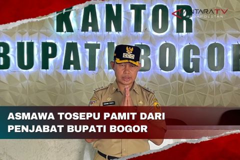 Asmawa Tosepu pamit dari Penjabat Bupati Bogor