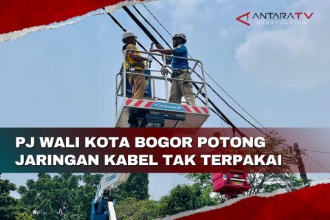 Pj Wali Kota Bogor potong kabel tak terpakai