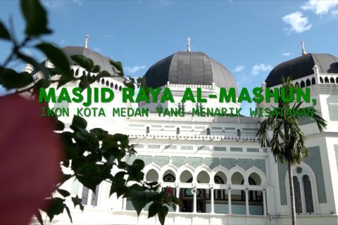 Masjid Raya Al-Mashun, ikon Kota Medan yang menarik wisatawan