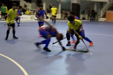 Perolehan Perunggu tim hoki indoor putra Jatim menyamai saat PON Papua