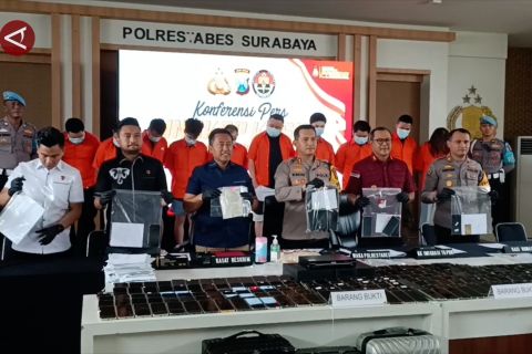 Polisi ungkap penipuan daring oleh komplotan warga negara asing