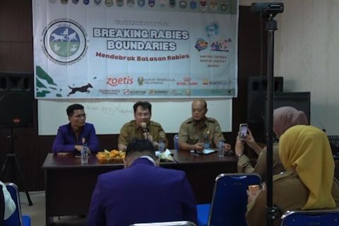 Sumsel targetkan bebas rabies pada 2028 lewat Kelakar Gaess