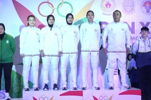 DKI Jakarta pertahankan medali emas tenis meja beregu putri