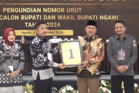 KPU Ngawi atur posisi gambar paslon tunggal dalam surat suara