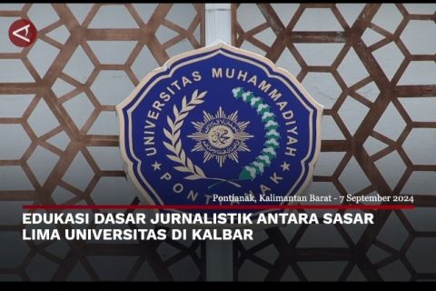 Edukasi dasar jurnalistik ANTARA sasar lima Universitas di Kalbar