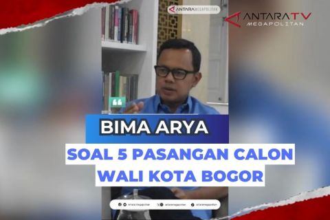 Bima Arya soal 5 pasangan calon Wali Kota Bogor