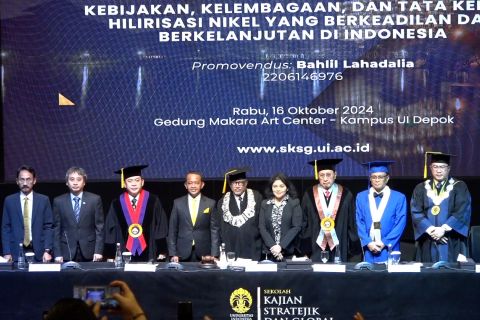 Bahlil raih gelar Doktor bidang kajian stratejik global dari UI