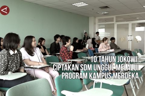 10 Tahun Jokowi: Ciptakan SDM Unggul melalui Program Kampus Merdeka