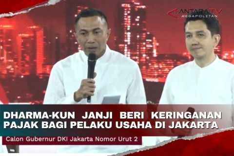 Dharma-Kun janji beri keringanan pajak bagi pelaku usaha di Jakarta