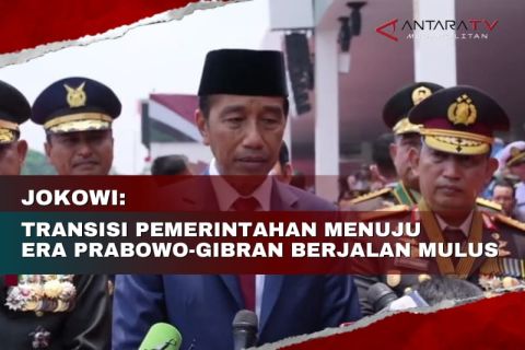 Jokowi: Transisi pemerintahan menuju era Prabowo-Gibran berjalan mulus