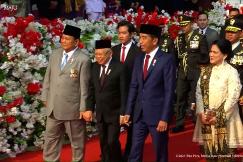 Presiden ucapkan terima kasih pada Prabowo atas peningkatan pertahanan