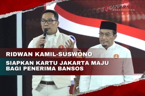 Ridwan Kamil - Suswono siapkan Kartu Jakarta Maju bagi penerima bansos