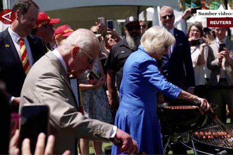 Raja Charles dan Ratu Camilla hadiri pesta barbeku di Sydney