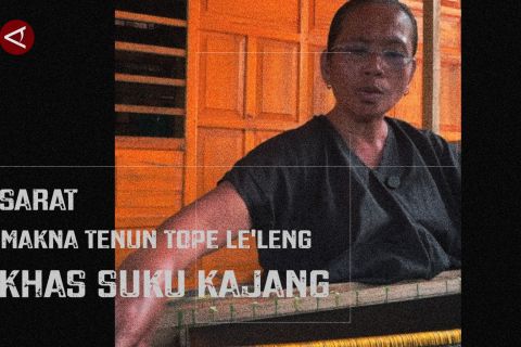 Sarat makna tenun Tope Le'leng khas Suku Kajang