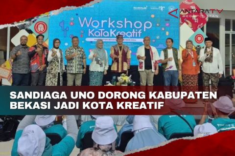 Sandiaga Uno dorong Kabupaten Bekasi jadi Kota Kreatif