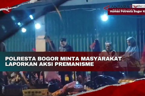 Polresta Bogor minta masyarakat laporkan aksi premanisme