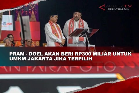 Pram-Doel akan beri Rp300 miliar untuk UMKM Jakarta jika terpilih