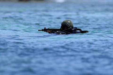 251 prajurit Kopaska berlatih peperangan laut khusus di Kepulauan Riau